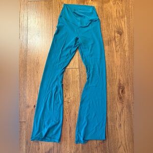 Aerie Offline Green Flared Leggings